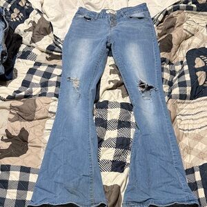 Classic Blue Flare Jeans